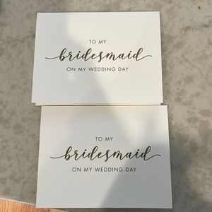 Bridesmaids card.